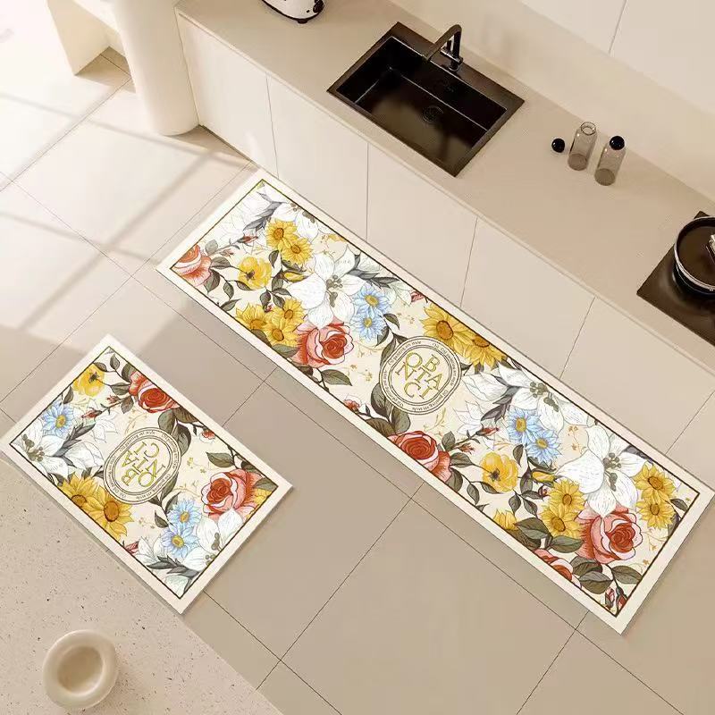 Zara Home Bathroom Rug - VIKAMA 1/2pcs Modern Light Luxury Kitchen