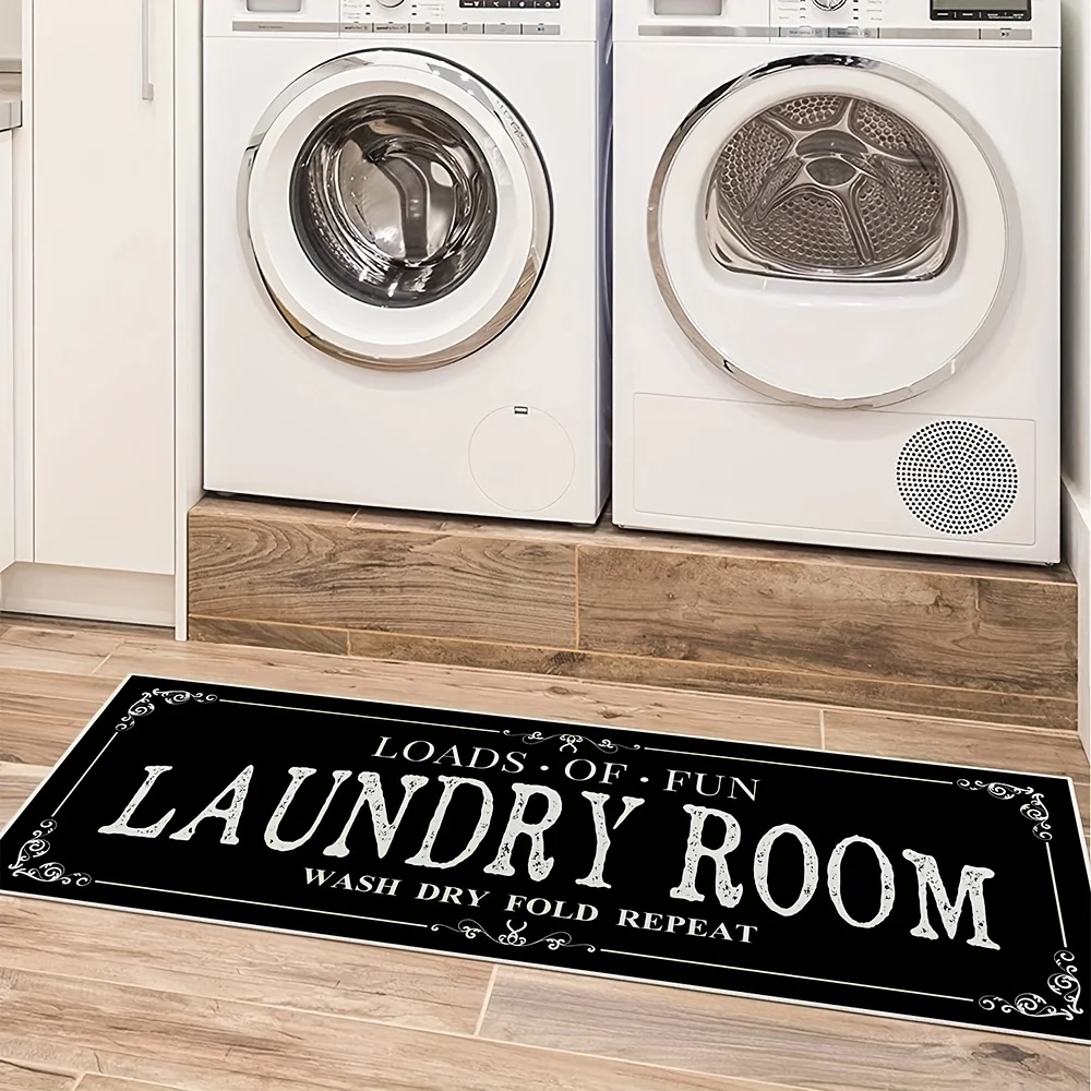 Home Center Bathroom Accessories - Laundry Room Rug Runner Non Slip