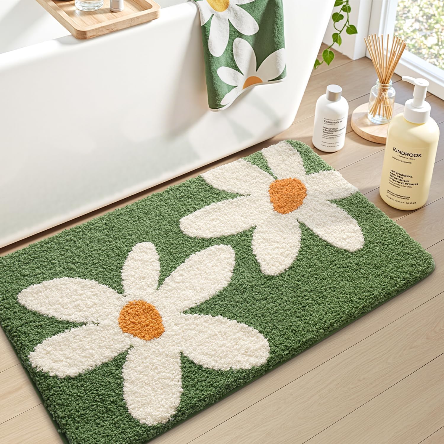 Zara Home Bathroom Rug - VIKAMA Modern Bathroom Carpet Soft Water