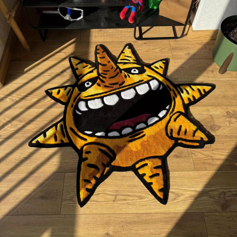 Home Center Bathroom Accessories - VIKAMA Anime Style Creative Sun Carpet