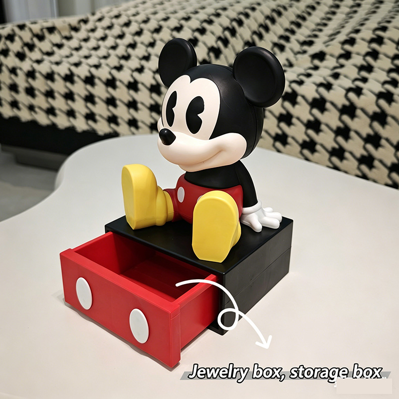 Home Bathroom Vanity - Cute Mouse Drawer Storage Box Desktop