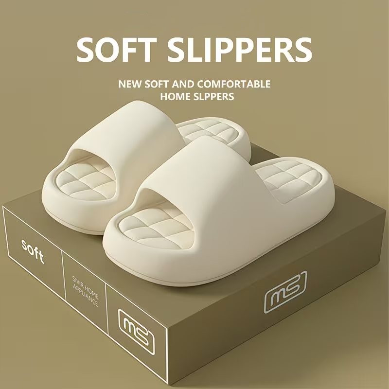 Home Bathroom Size - Fashion Women's Slippers Indoor Thick Soft