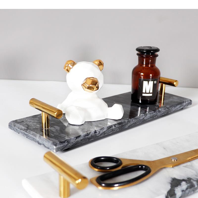 Nordic Natural Marble Tray Dec - Home Center Bathroom Accessories recension och pris
