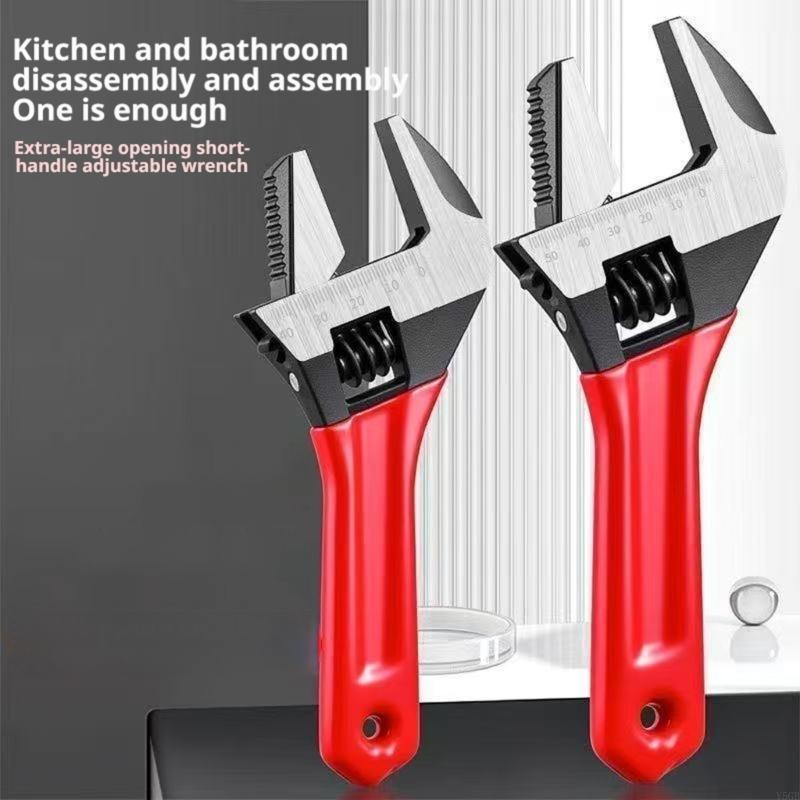 Adjustable Wrench with Wide Op - Home Bathroom Plumbing recension och pris