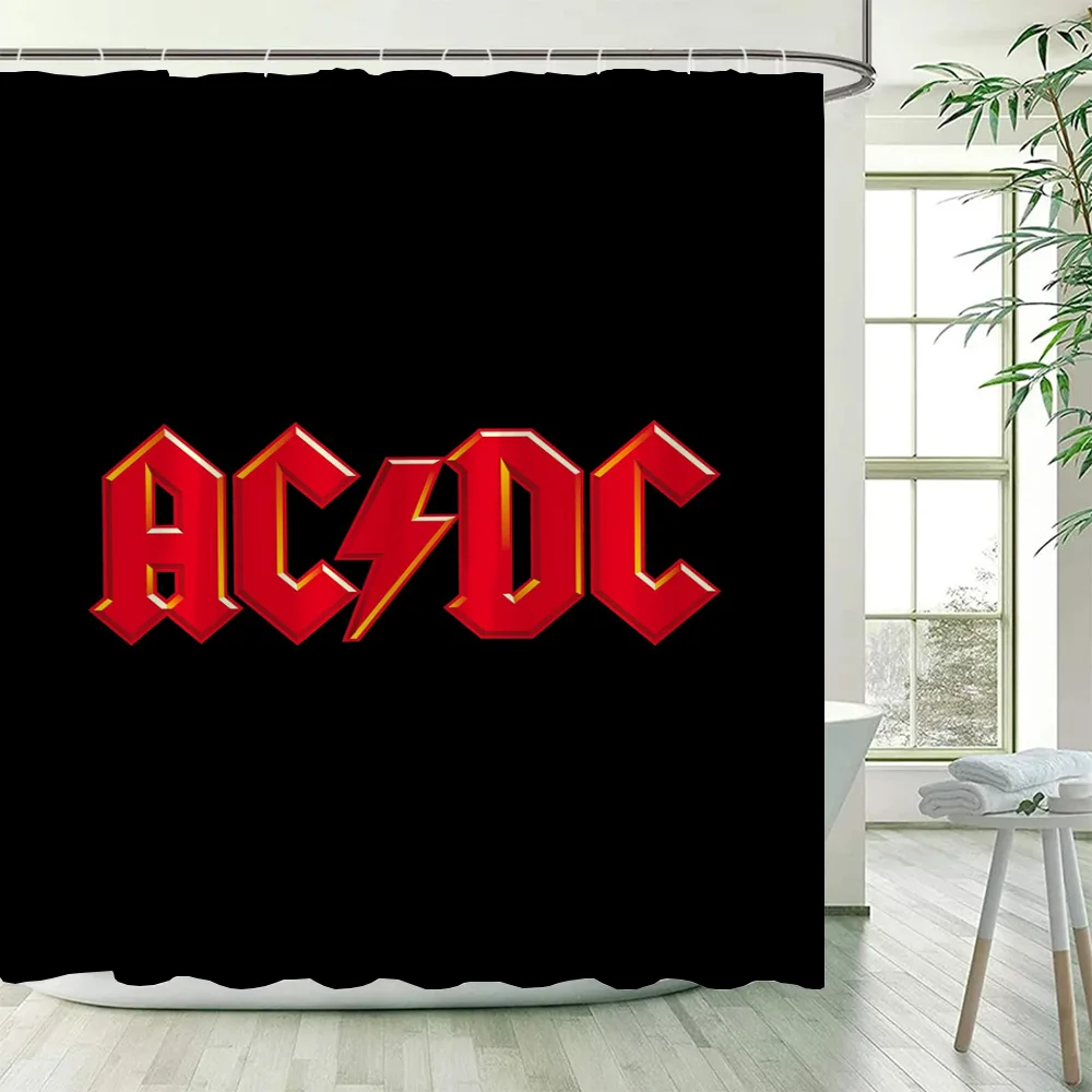Rock-ACDC Shower Curtain for B - Home Bathroom Partition recension och pris
