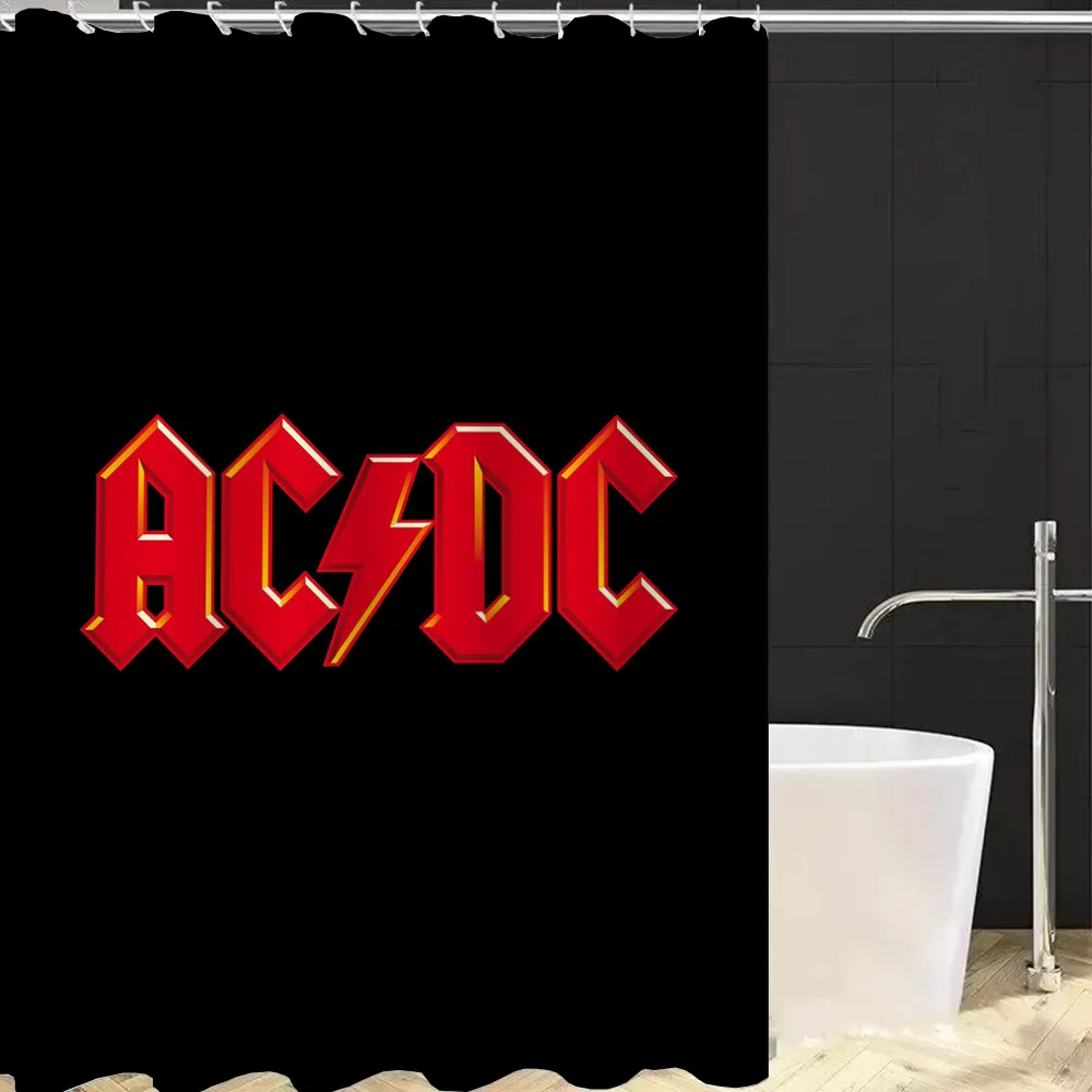 Rock-ACDC Shower Curtain for B - Home Bathroom Partition recension och pris