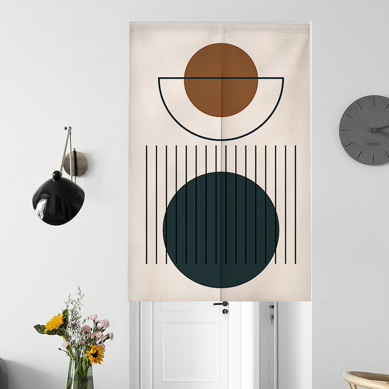 Wabi-sabi Style Door Curtain S - Home Bathroom Partition recension och pris