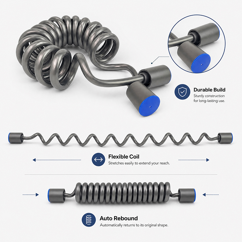 2m Coiled Spring Hose Retracta - Home Bathroom Plumbing recension och pris