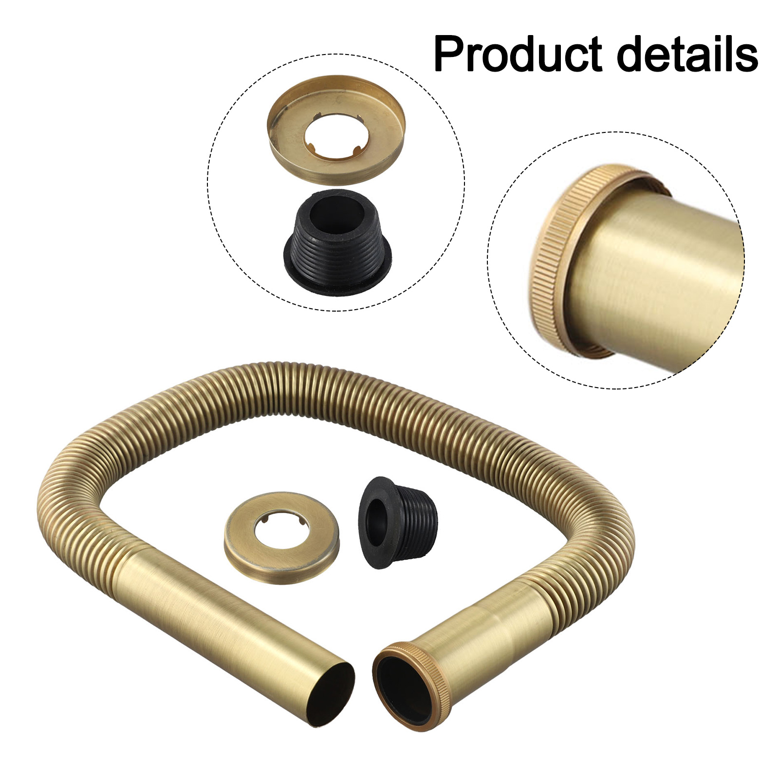 1pc Flexible Hose Brass Hose S - Home Bathroom Plumbing recension och pris