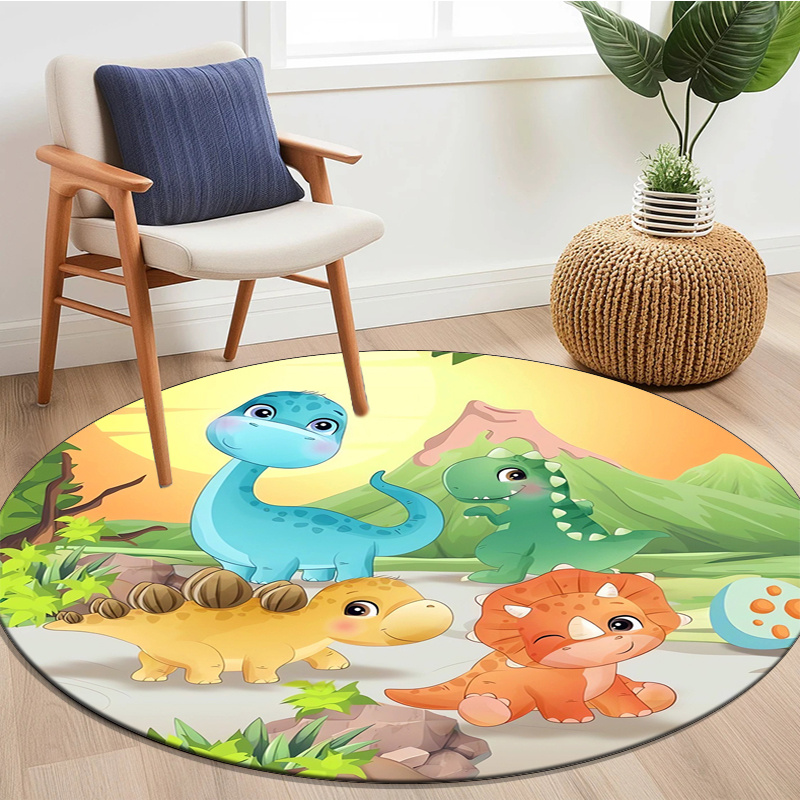 Cute Cartoon Dinosaur Mountain - Zara Home Bathroom Rug recension och pris