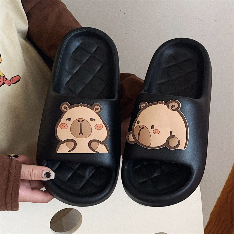 Women Slippers Cute Capybara H - Home Bathroom Size recension och pris