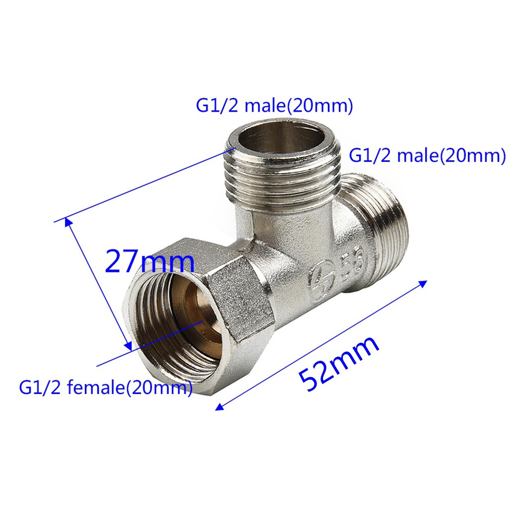 G1/2& 3 Way T-Adapter Copper B - Home Depot Bathroom Vanities recension och pris