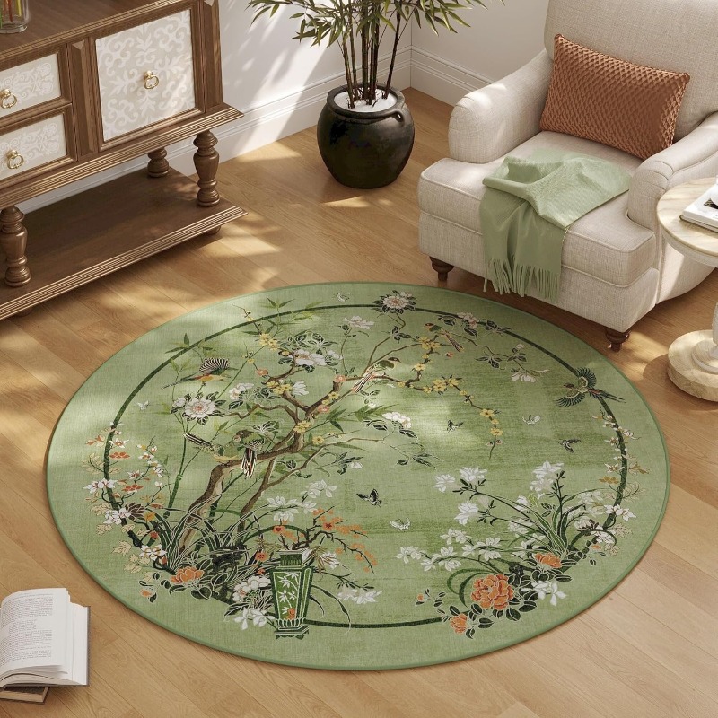 Chinese Floral Bird Pattern Ro - Zara Home Bathroom Rug recension och pris
