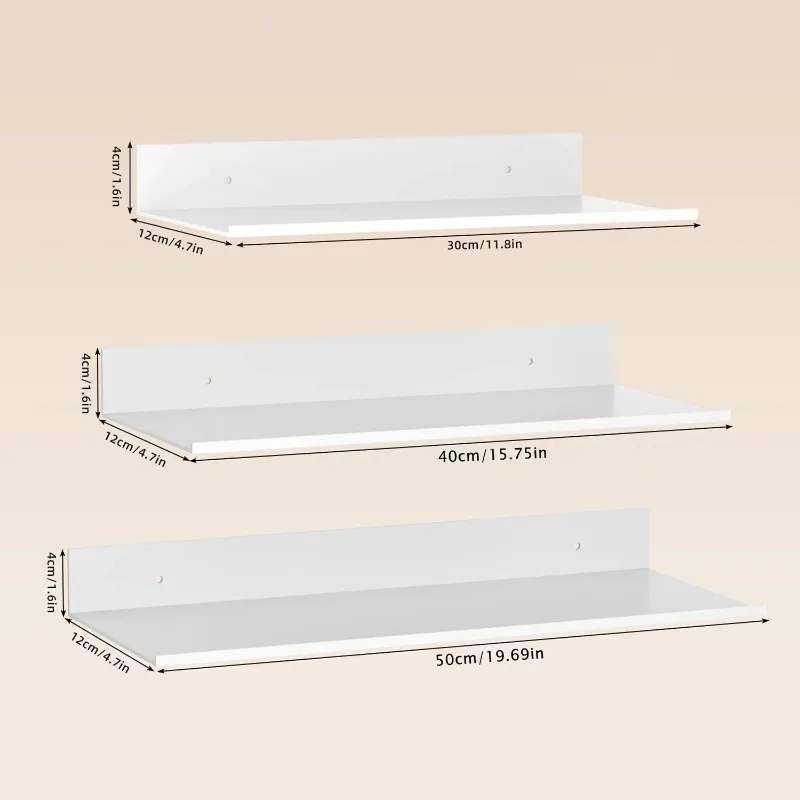 Metal Floating Shelves Wall Mo - Home Center Bathroom Accessories recension och pris