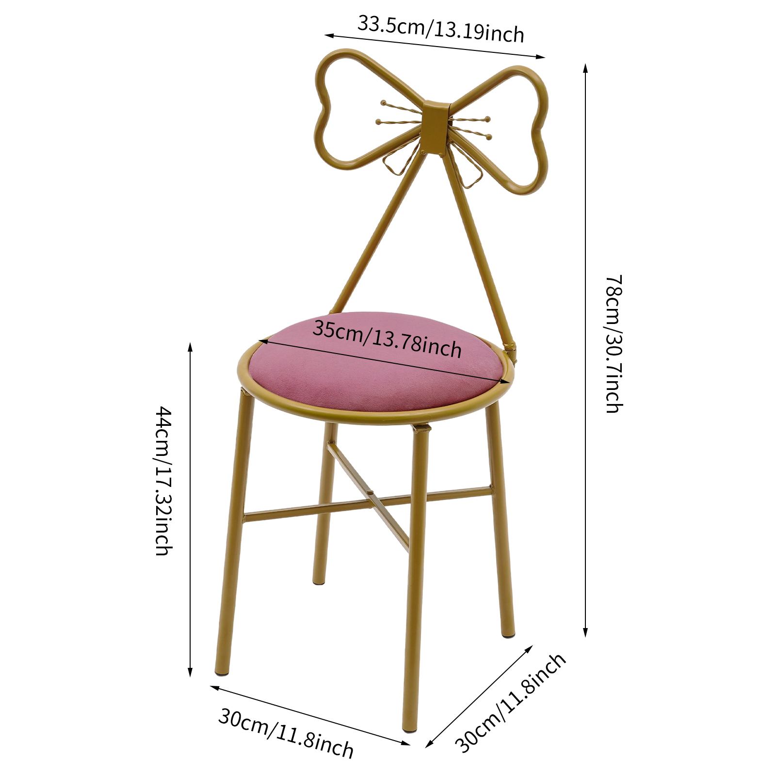Pink Butterfly Backrest Vanity - Home Bathroom Vanity recension och pris