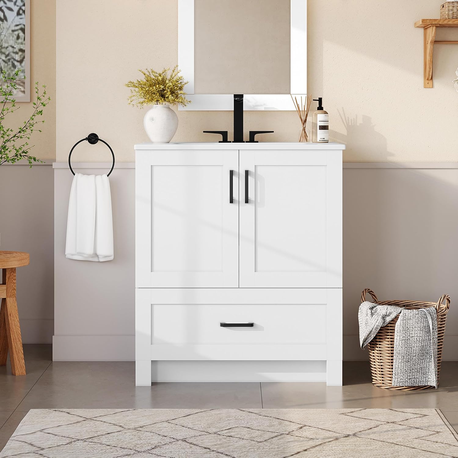30 Inch Bathroom Vanity With C - Home Bathroom Vanity recension och pris