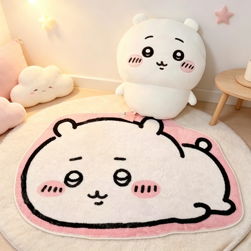 -Chiikawa Cartoon Rug Anime Ha - Home Center Bathroom Accessories recension och pris